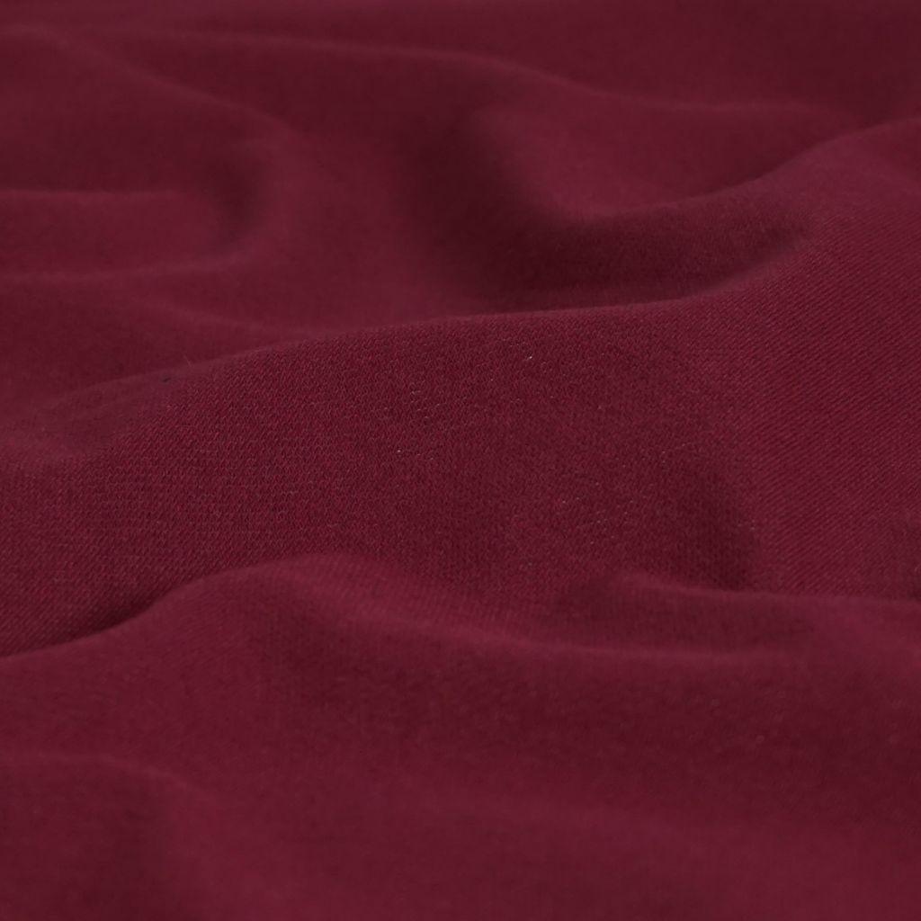Singlejersey Jeansoptik weinrot